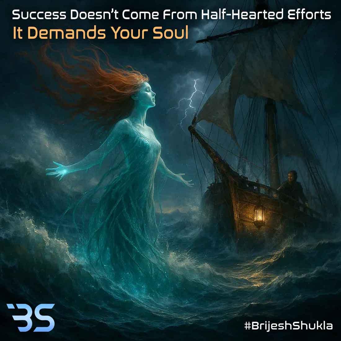 Success Doesn’t Come from Half-Hearted Efforts, It Demands Your Soul